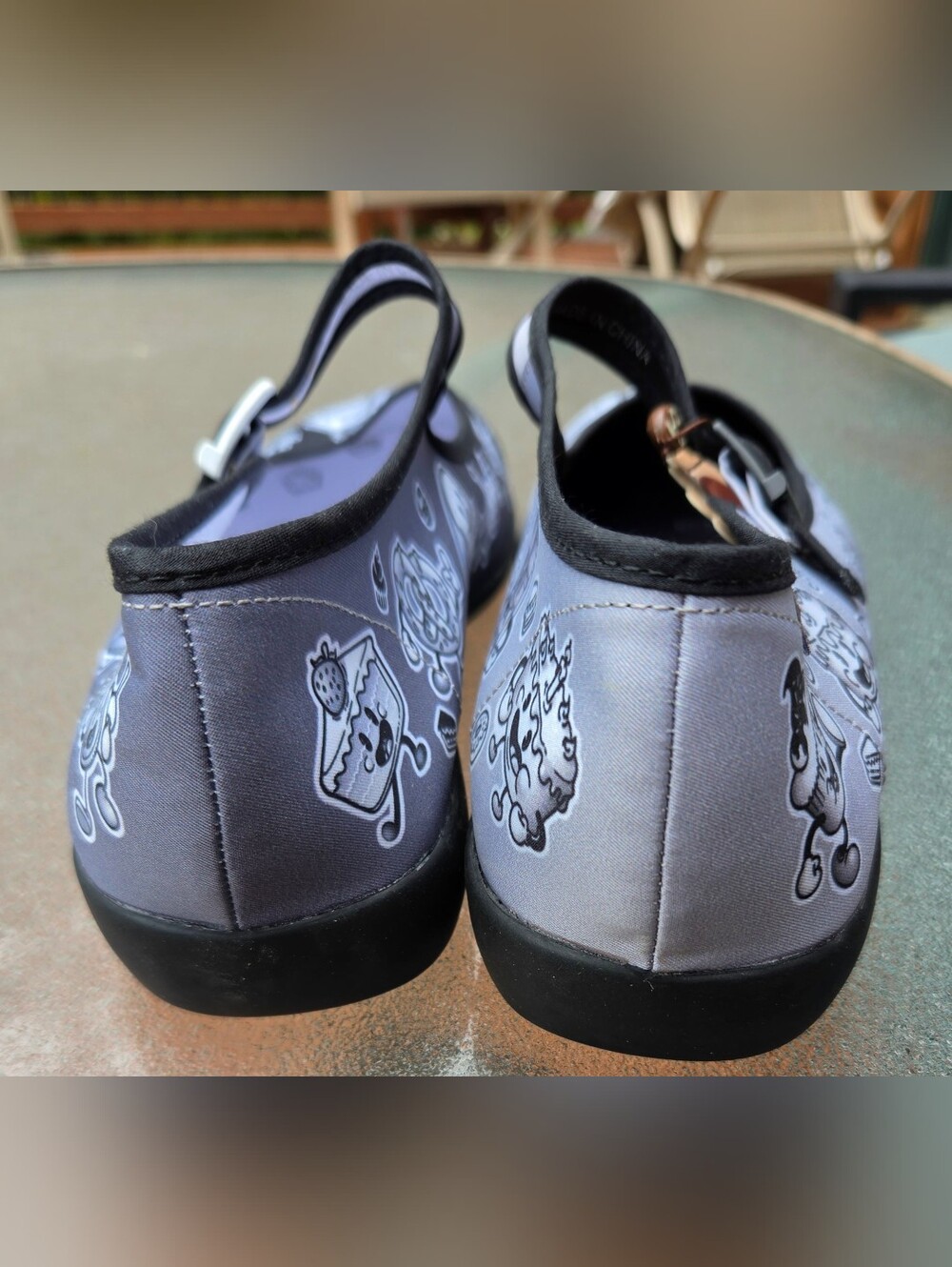 Hot Chocolate Design Chocolaticas Cartoon Mary Jane Flats Size 38 / 7.5 New - Picture 3 of 9
